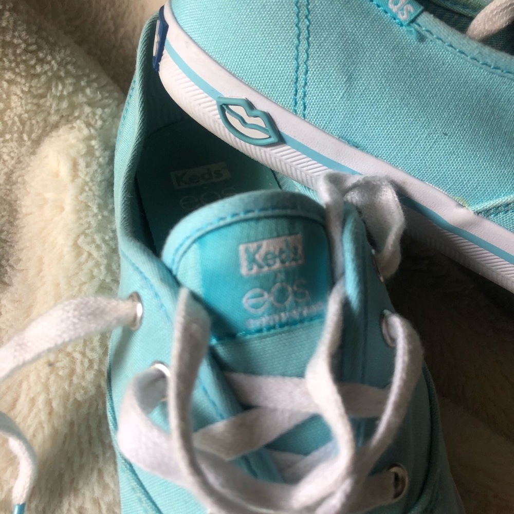 Baby Blue Keds Sneakers. Good Condition W7 Preppy Tiffany Blue Classic Cute View 6